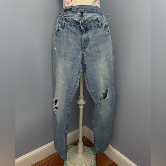 Kut from the Kloth Denim - Kut from the Kloth Light Blue Boyfriend Jeans